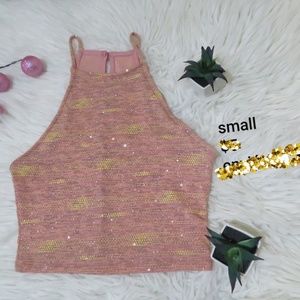 Crop top pink of woman